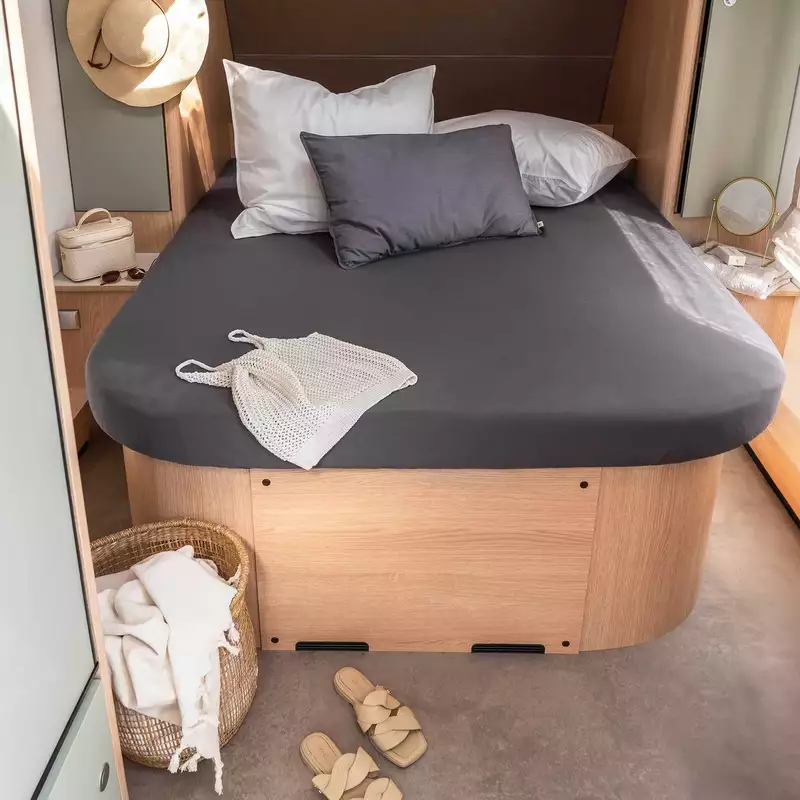 Walra Travel Hoeslaken Jersey Stretch Queensbed Antraciet